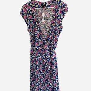 NWT J. Crew wrap floral dress